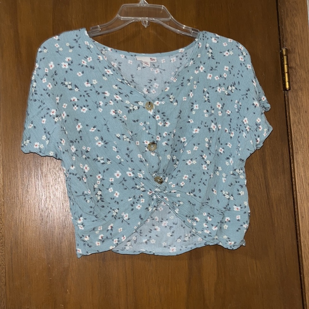 Cute Flowery So XS Crop Top